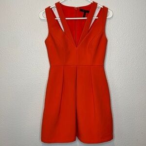 BCBG Red Strappy Pocket Dress - Clayre